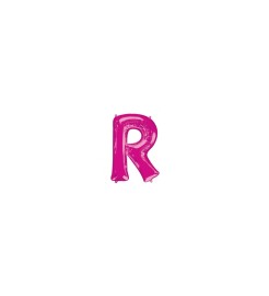 Amscan Balón fóliový "Písmeno "R" - ružový