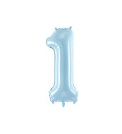 Party Deco Svetlo modrý fóliový balónik 1 - cena, porovnanie