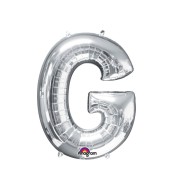 Amscan Balón fóliový Písmeno "G" - strieborný - cena, porovnanie