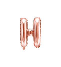 Party Deco Fóliový balónik H - ružové zlato