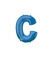 Amscan Balón fóliový "C" - modrý - cena, porovnanie