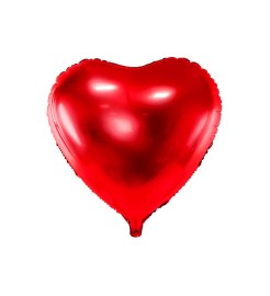 Party Deco Fóliový balónik Červené srdce