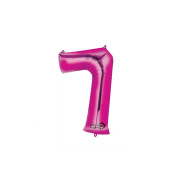 Amscan Ružový balón v tvare čísla 7 - cena, porovnanie