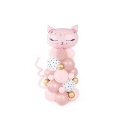 Party Deco Balóniky v tvare ružovej mačky