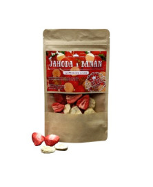 Healthy Planet Mrazom sušený mix JAHODA+BANÁN 20g