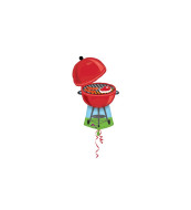 Amscan Červený fóliový balónik s grilom - cena, porovnanie
