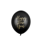 Party Deco Čierne balóny Šťastný nový rok - cena, porovnanie