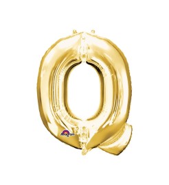 Amscan Balón fóliový Písmeno "Q" - zlatý