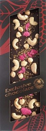 Severka Horká čokoláda s kešu a lískovými orieškami 135g