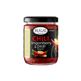 Buga's Chilli lingonberry & Pear sauce 170g