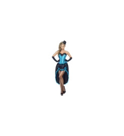 Smiffys Kostým pre ženy - Sexy barová tanečnica modrá