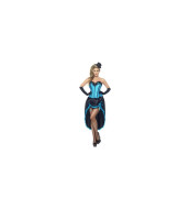 Smiffys Kostým pre ženy - Sexy barová tanečnica modrá - cena, porovnanie