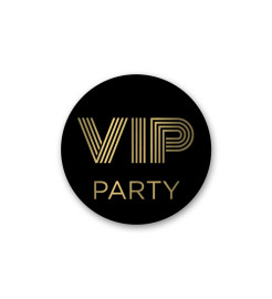Party World Odznak s nápisom - VIP Párty