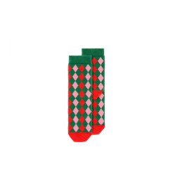 Party Deco Vianočné ponožky Rhombus