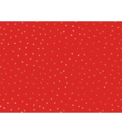 Party Deco Červený baliaci papier s hviezdami - cena, porovnanie