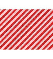 Party Deco Pruhovaný baliaci papier - červenoružový - cena, porovnanie