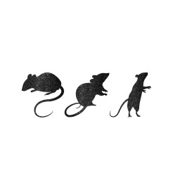 Amscan Papierové postavičky - myšky