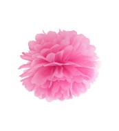 Party Deco Hodvábna dekoračná guľa na zavesenie v ružovej farbe - cena, porovnanie