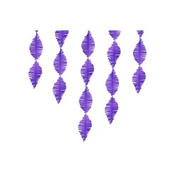 Party Deco Dekorácia - fialová špirála