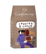 Coffeway Cookies & Cream mletá 200g - cena, porovnanie