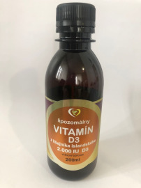 Zdravý Svet Lipozomálny vitamín D3 z lišajníka 200ml