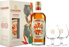 Cihuatán Cinabrio 12 ročný + 2 poháre 0,7l