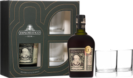 Diplomático Reserva Exclusiva + 2 poháre 0,7l