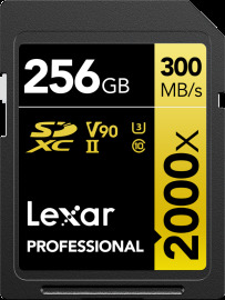 Lexar SDXC Professional 2000x UHS-II U3 256GB