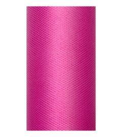 Party Deco Dekoračný tyl vo farbe fuchsia 0,15 x 9 m