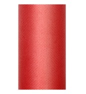 Party Deco Dekoračný červený tyl 0,15 x 9 m - cena, porovnanie