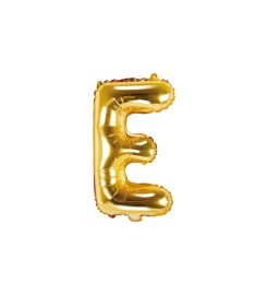 Party Deco Fóliový balón E - zlatý