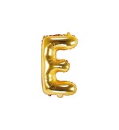 Party Deco Fóliový balón E - zlatý - cena, porovnanie