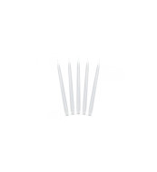 Party Deco Dekoratívna sviečka - biela