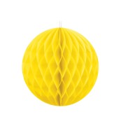 Party Deco Dekoračná guľa žltá - 10 cm - cena, porovnanie