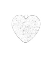 Santex Biele srdce s perlami - cena, porovnanie