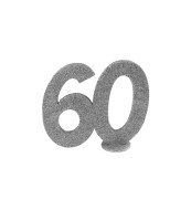 Santex Číslo 60 - strieborná dekorácia - cena, porovnanie