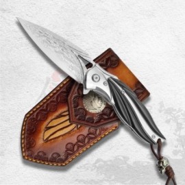 Dellinger Cloverleaf VG-10 Damascus