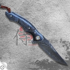 Dellinger Paiku Black Coating VG-10 Damascus