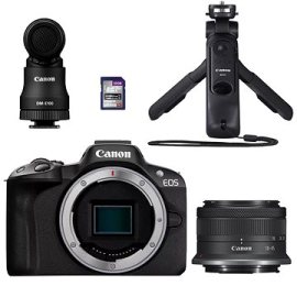 Canon EOS R50 + RF-S 18-45mm IS STM Creator Kit