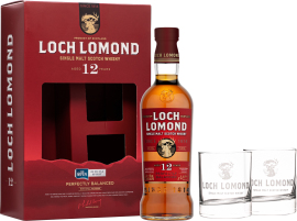 Loch Lomond 12y + 2 poháre 0,7l