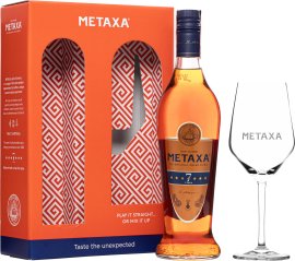 Metaxa 7* + 1 pohár 0,7l