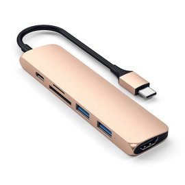 Satechi USB-C Slim Multiport adaptér V2