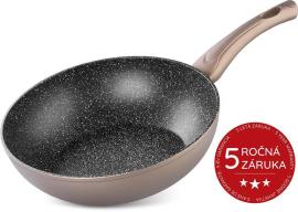 MagicHome Wok Coffee Brown Line 28cm