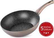 MagicHome Wok Coffee Brown Line 28cm - cena, porovnanie