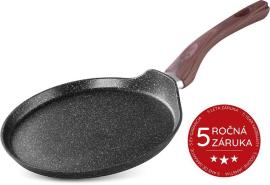 MagicHome Panvica na palacinky Black Marble Line 25cm