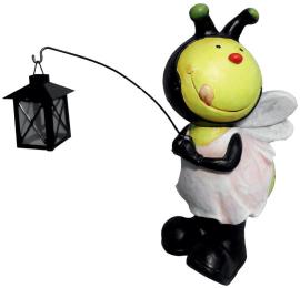 MagicHome Záhradná dekorácia  Gecco, Včielka s lampášikom