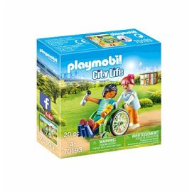 Playmobil 70193 Pacient na invalidnom vozíku