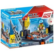 Playmobil 70816 Starter Pack Stavba s lanovým navijákom - cena, porovnanie