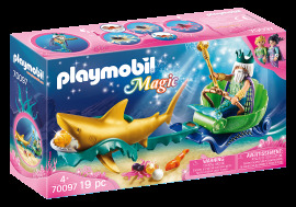 Playmobil Magic 70097 Kráľ morí so žraločím kočom