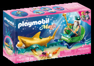 Playmobil Magic 70097 Kráľ morí so žraločím kočom - cena, porovnanie